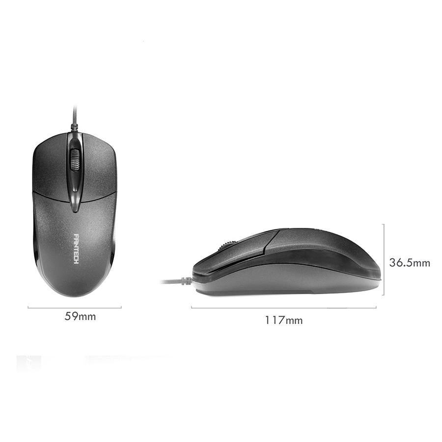 ⌨️ Kit Teclado + Mouse Fantech KM-100 - Teclas Silenciosas