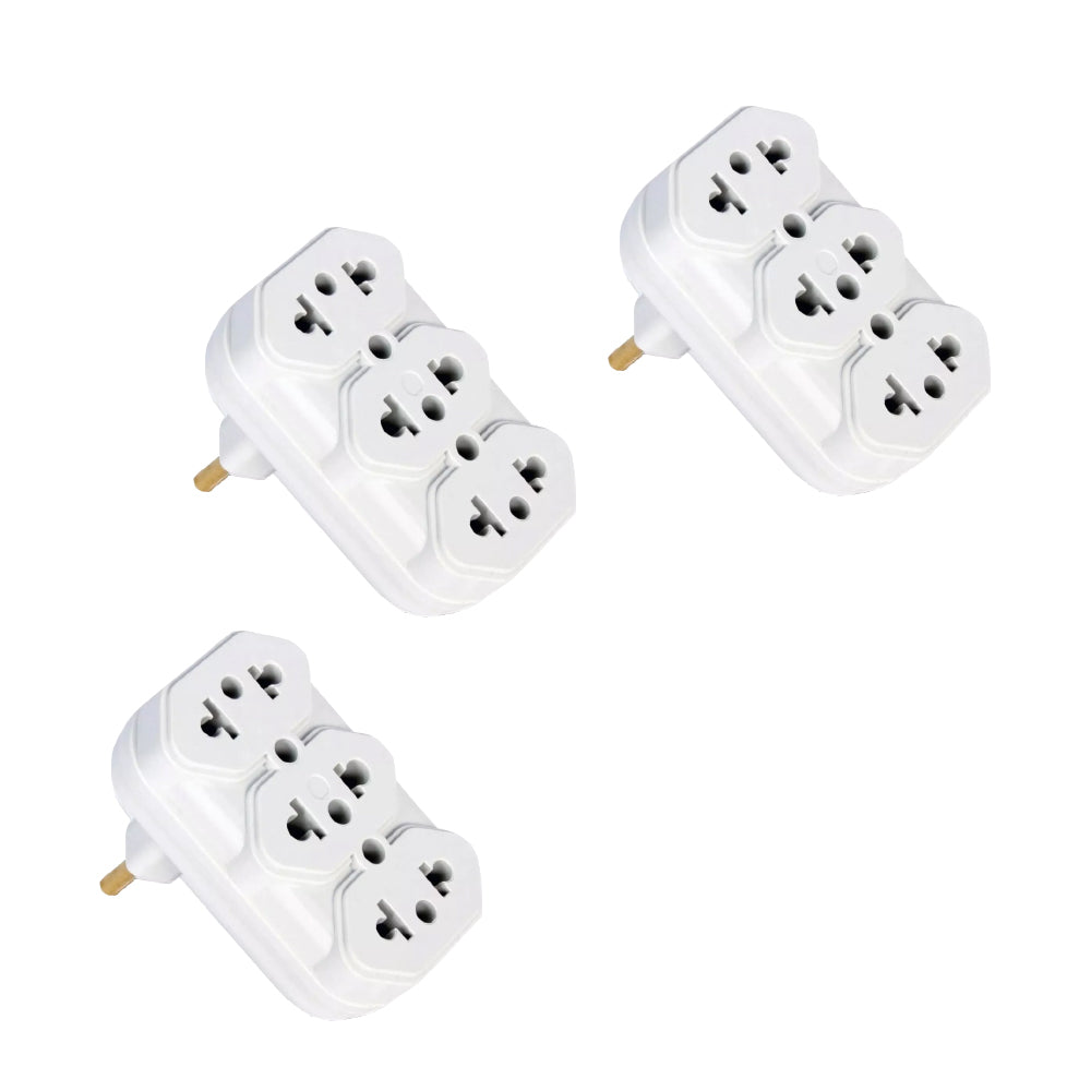 🔌 Kit 3 Adaptadores 3 Tomadas 10A/20A/10A