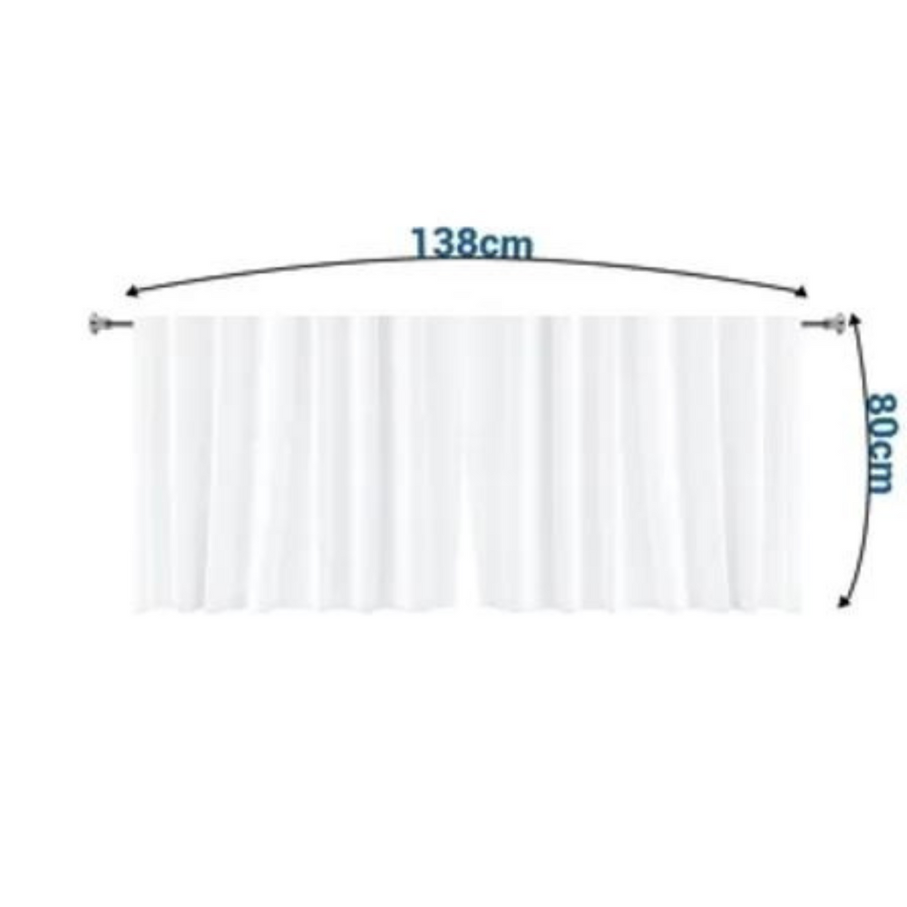 🚰 Cortina de Pia Cozinha 100% PVC - Cores Sortidas