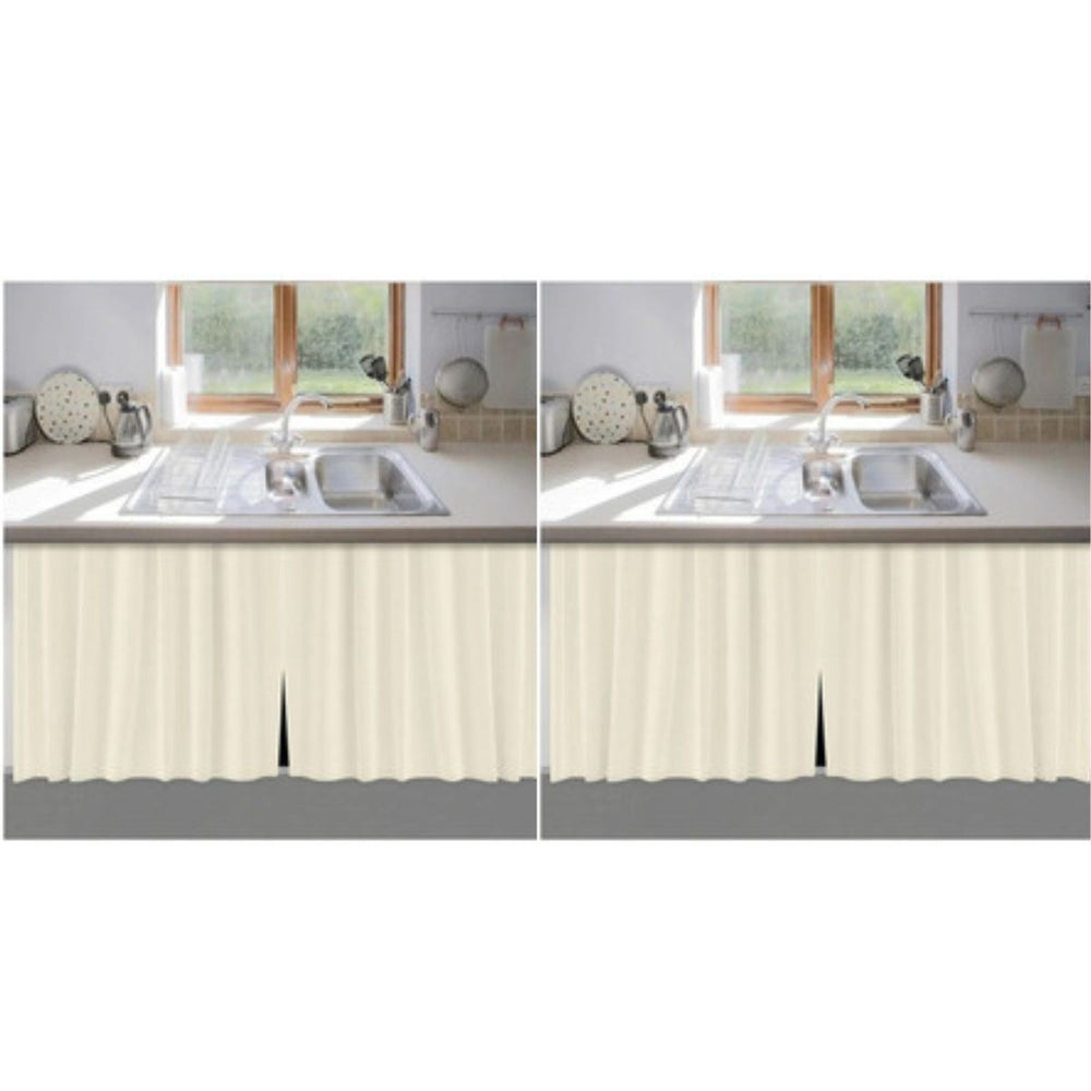 🚰 Cortina de Pia Cozinha 100% PVC - Cores Sortidas