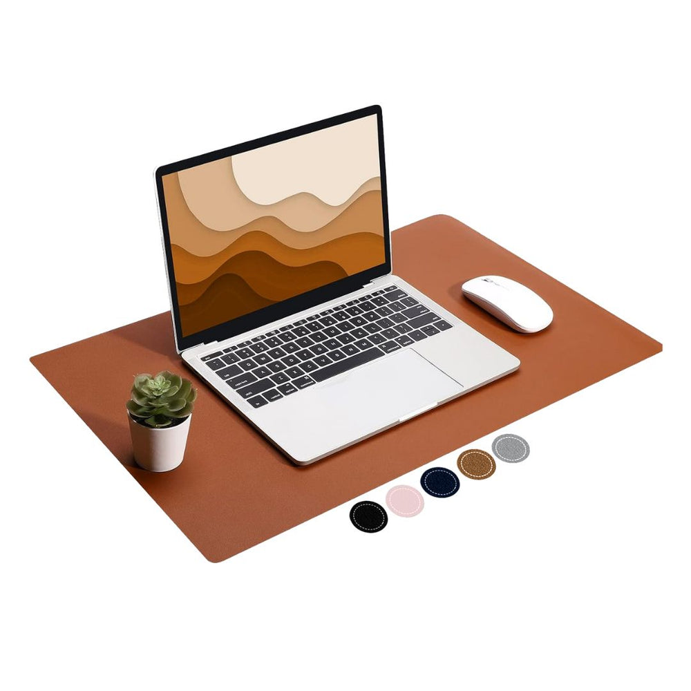 💼 Desk Pad Couro 90x40cm À Prova D'Água - Mesa Protegida e Elegante