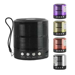 🔊 Mini Caixa de Som USB Portátil 6x7cm - Plug and Play