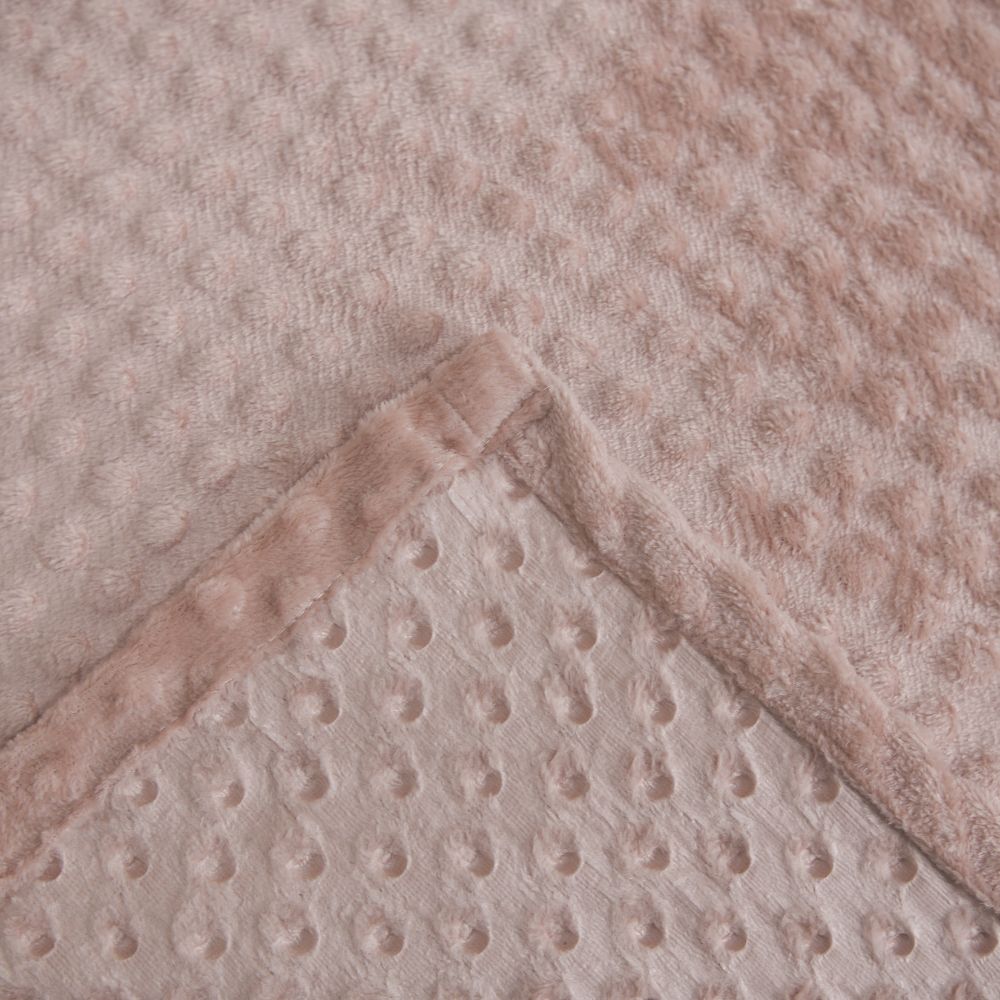 🌸 Manta Delicatta Fleece Bolinha 2,20x2,40m - Rosa