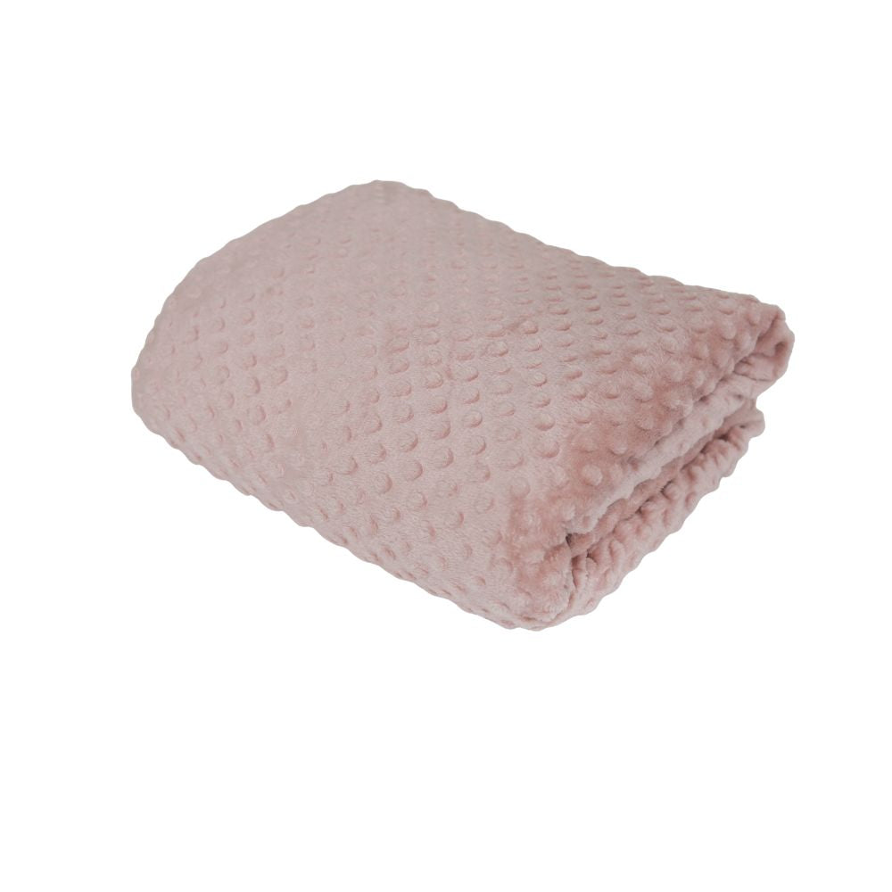 🌸 Manta Delicatta Fleece Bolinha 2,20x2,40m - Rosa