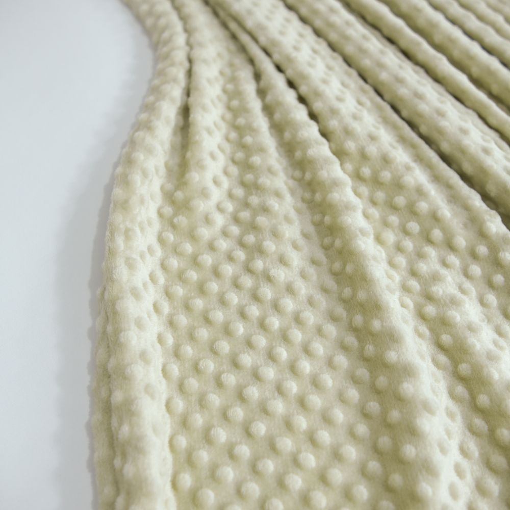 ☁️ Manta Delicatta Fleece Bolinha 2,20x2,40m - Bege