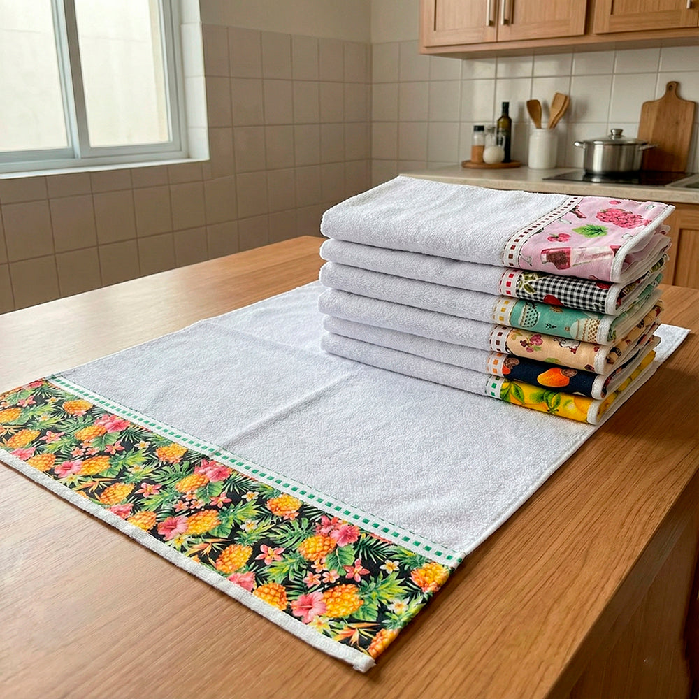 🧽 Pano de Prato Luma Algodão Absorvente - Vários Kits
