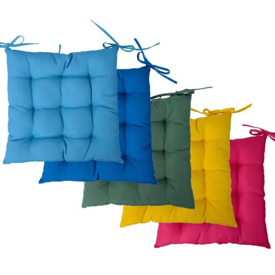 🪑 Assento para Cadeira 40x40cm Oxford - Cores Sortidas