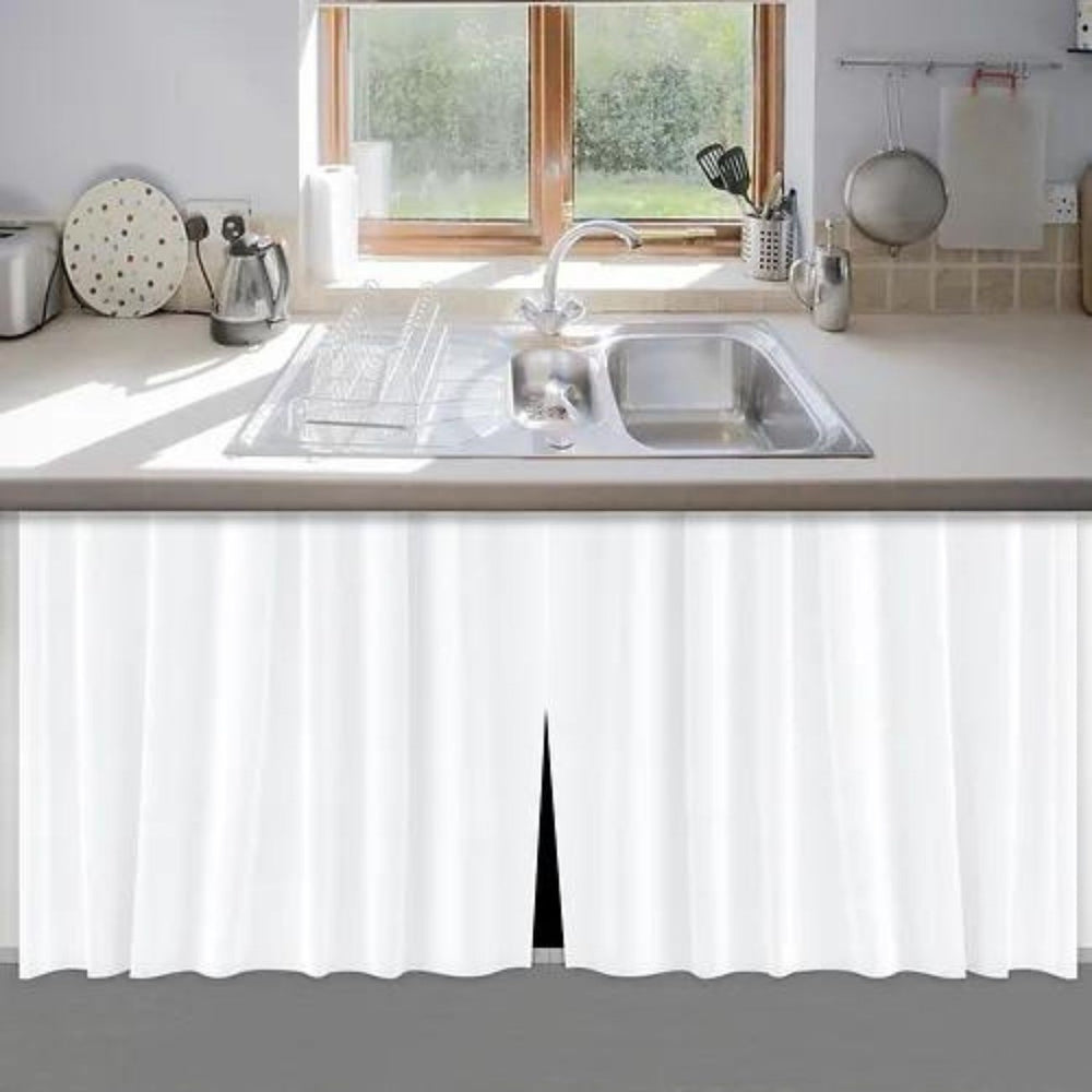 🚰 Cortina de Pia Cozinha 100% PVC - Cores Sortidas
