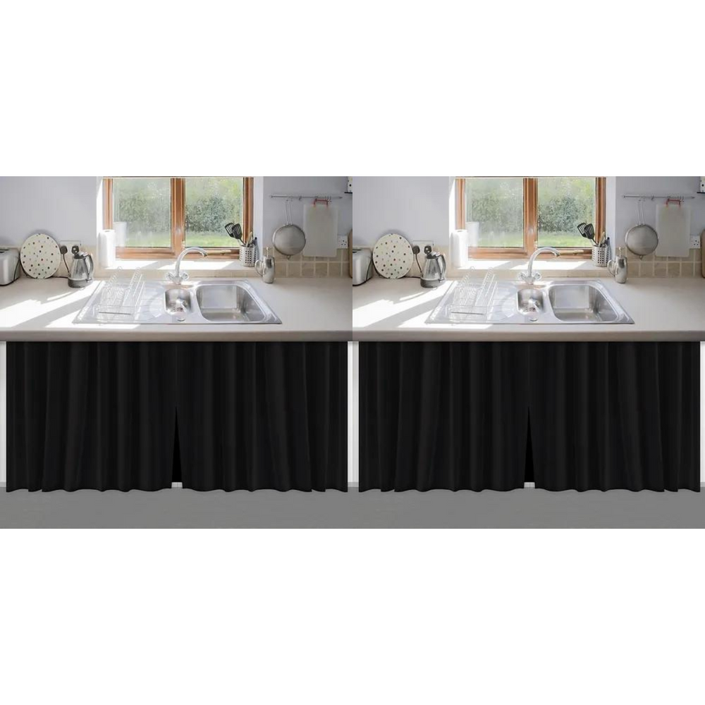 🚰 Cortina de Pia Cozinha 100% PVC - Cores Sortidas