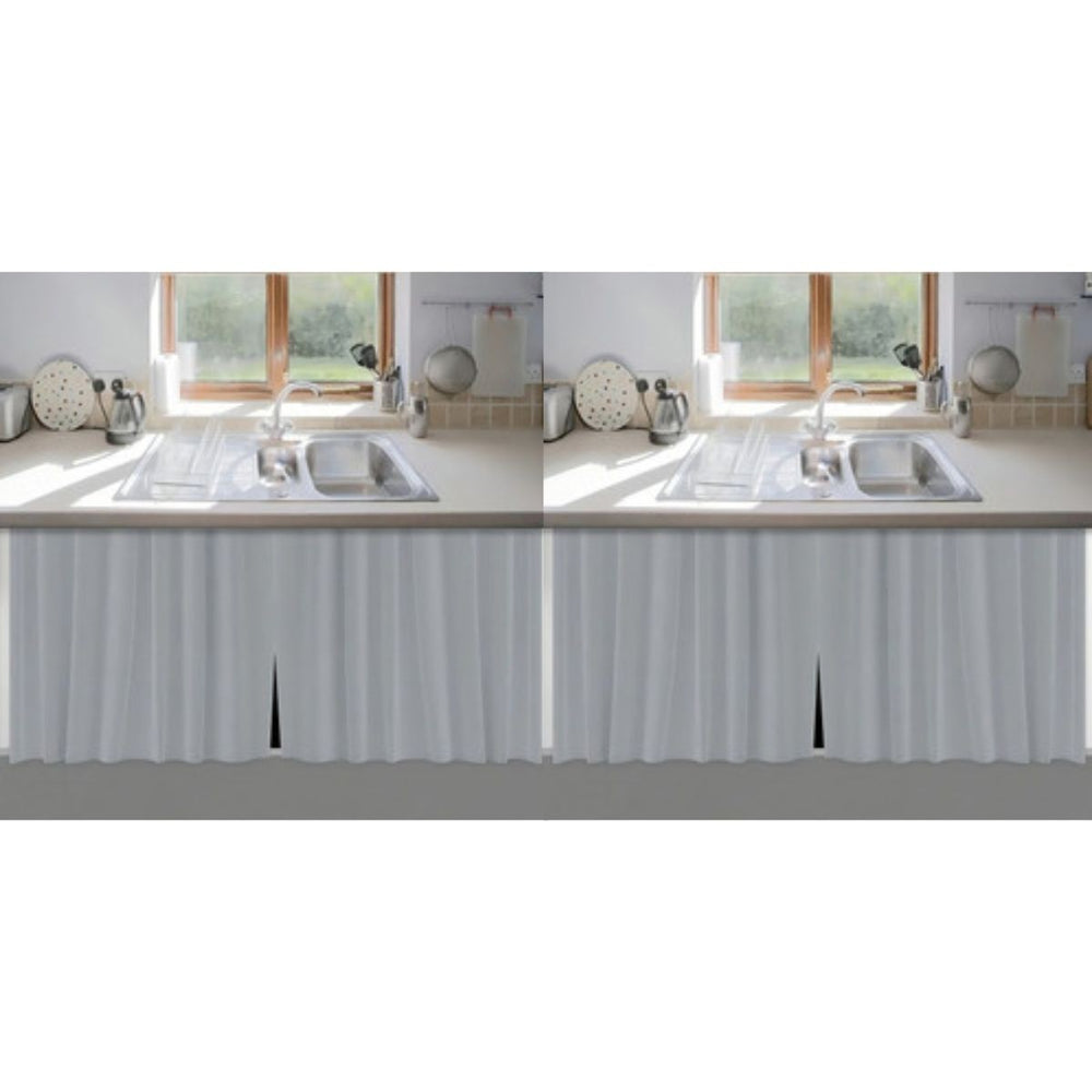 🚰 Cortina de Pia Cozinha 100% PVC - Cores Sortidas