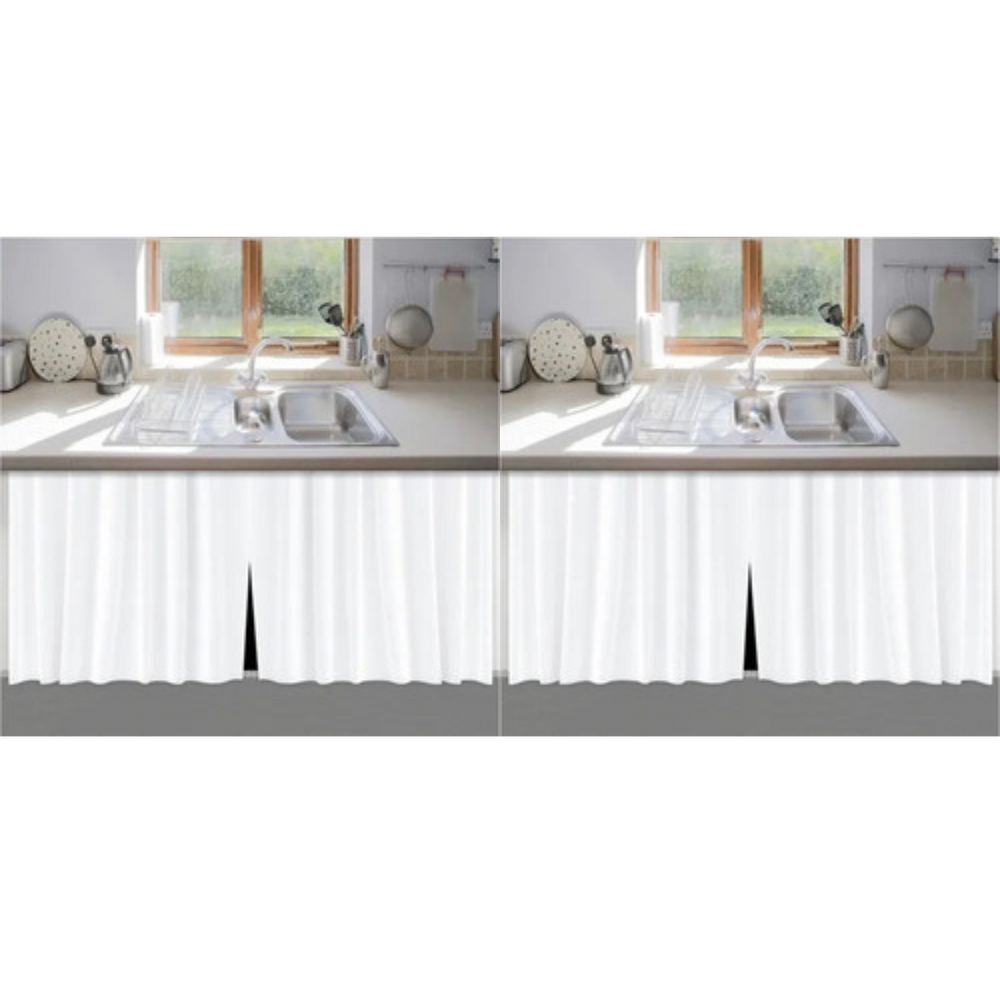 🚰 Cortina de Pia Cozinha 100% PVC - Cores Sortidas