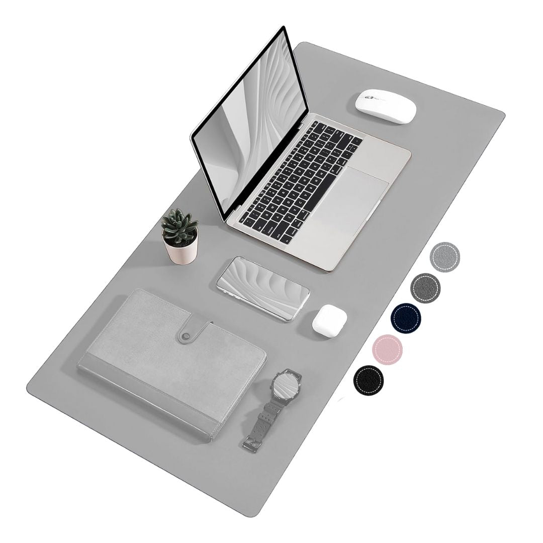 💼 Desk Pad Couro 90x40cm À Prova D'Água - Mesa Protegida e Elegante