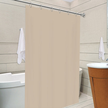 🚿 Cortina Box Banheiro Tecido Poliéster com Ganchos - 5 Cores