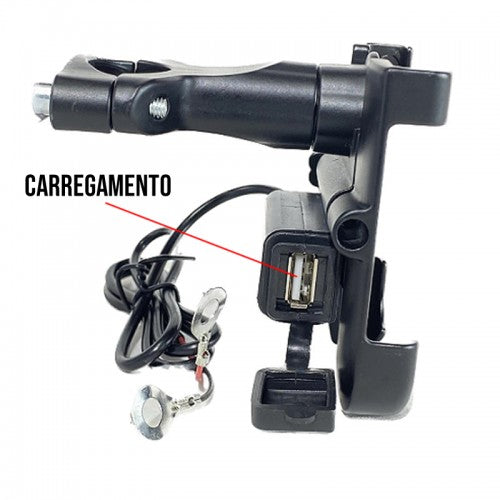 📱 Suporte para Celular LEY2259 com Carregador - Moderno