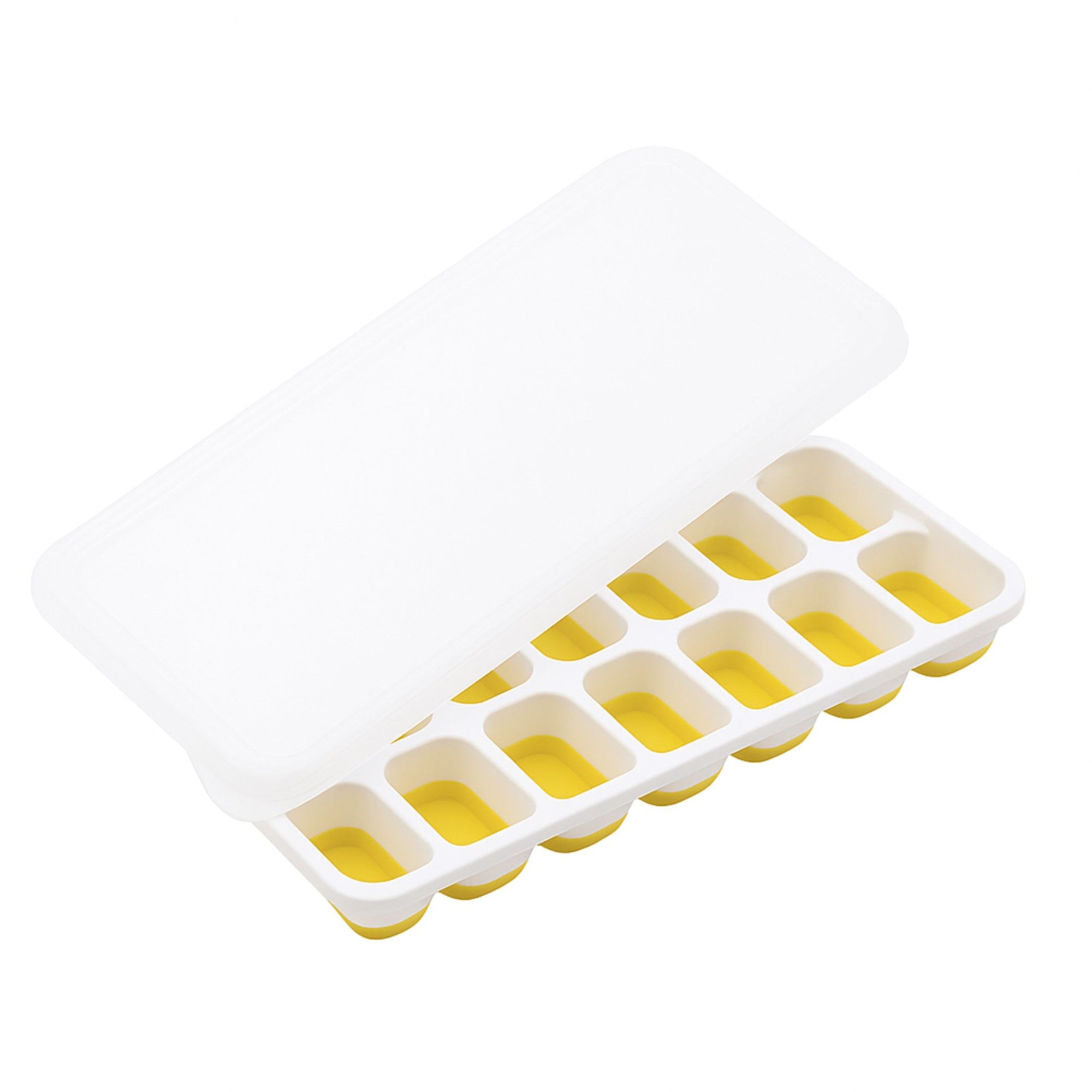🧊 Forma de Gelo Silicone com Tampa - 4 Cores