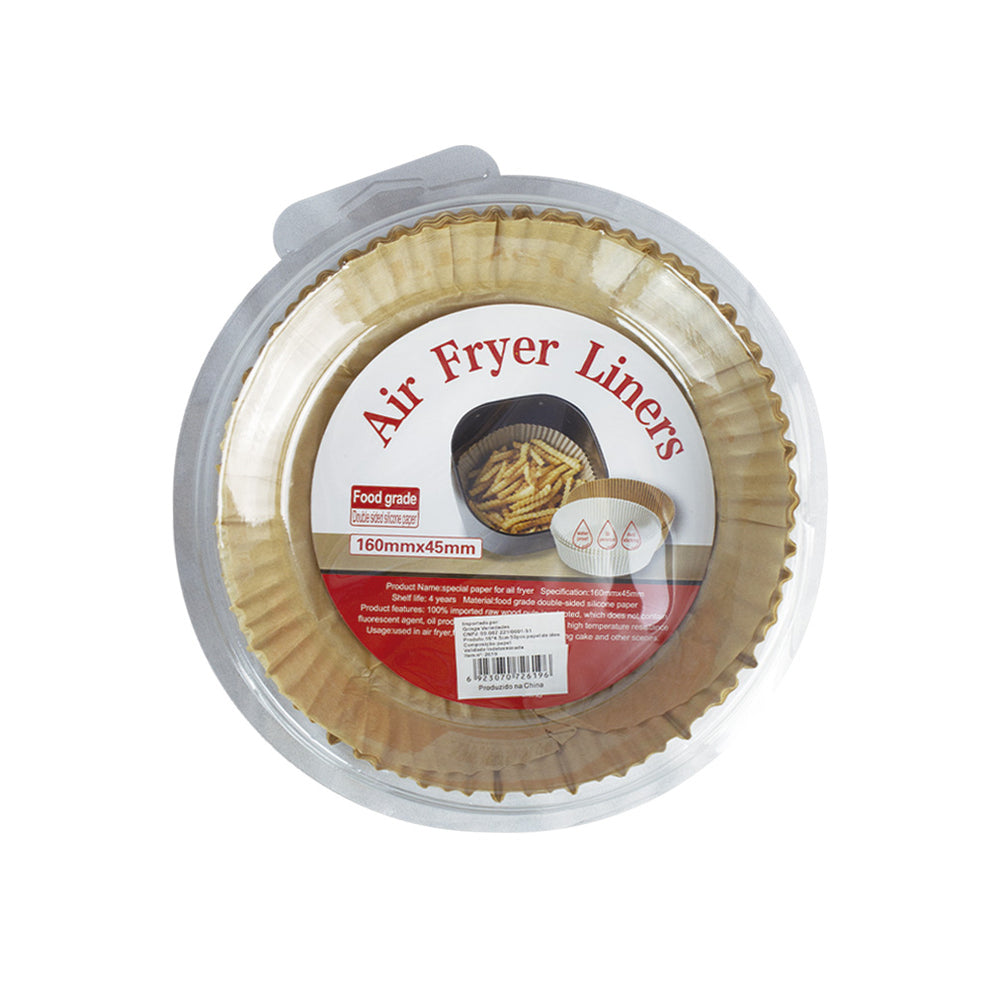 🥧 Forma Papel Air Fryer 16cm - Antiaderente Descartável