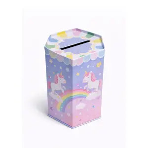 🪙 Cofre de Lata 8x12cm com Chave - Cores Sortidas