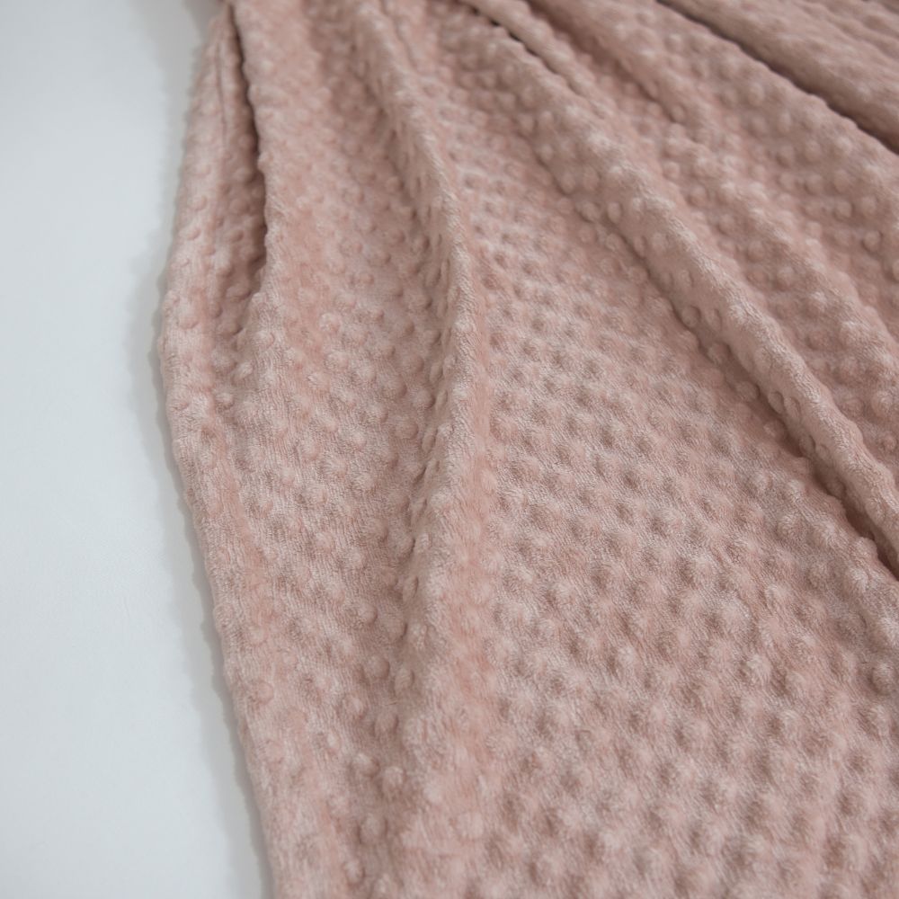 🌸 Manta Delicatta Fleece Bolinha 2,20x2,40m - Rosa