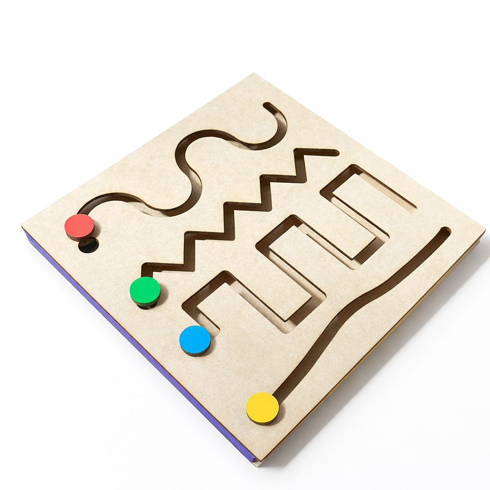 🧠 Painel Psicomotor Educativo em MDF - Coordenação Motora